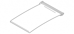 Sunroof curtain Infiniti QX50 19-25