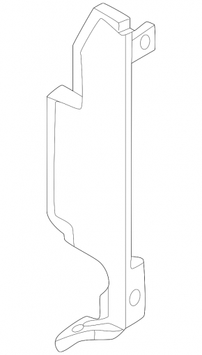 Right radiator deflector for Nissan Ariya 23-25