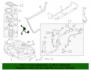 Fuel level sensor Kia K5 21-24 AWD 1.6T