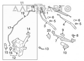 Hyundai Veloster 12-17 Windscreen Washer Reservoir Cap