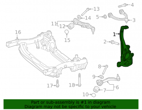 Front left axle Mercedes W213 E 17-23 RWD
