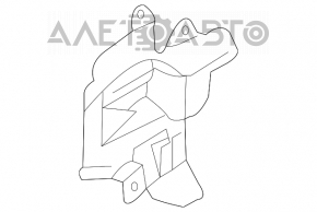 Right side engine guard for Mazda CX-7 06-12