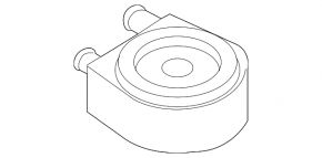 Hyundai Sonata 11-15 hybrid engine oil cooler