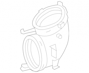 Mercedes M273 central air duct
