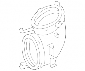 Mercedes M273 central air duct