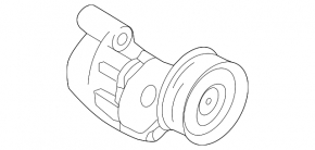 Volvo XC90 16-22 T6 Drive Belt Tensioner Pulley