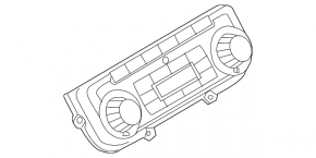 Climate control VW CC 08-17 skol