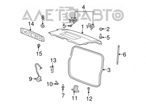 Dodge Durango 11-13 Tailgate Lock