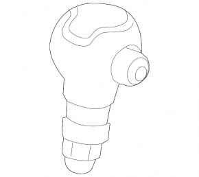 Gear knob Kia Soul 14-16 automatic transmission
