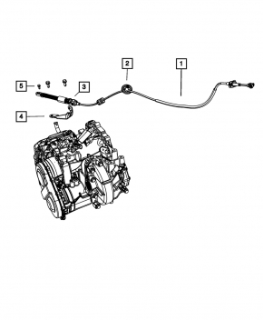 Dodge Journey 11-20 Automatic Transmission Cable