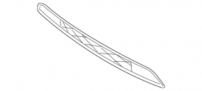 Lower grille front bumper BMW X3 F25 11-14 prerest FPS