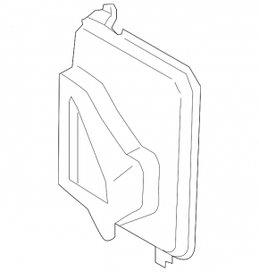Air duct for additional radiator left MW X7 G07 19-22