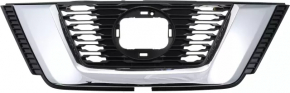 Radiator grill grill Nissan Rogue 18-20 under camera, without radar, with emblem, korea built