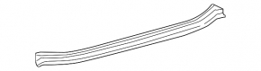 Upper trunk opening trim Lexus LS460 LS600h 07-12 on the body, broken fastening, scratches