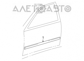 Lower front left door trim for Lexus IS200 IS300 99-01