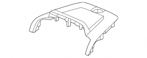 Honda CRV 23-26 black center panel trim for speaker and light sensor