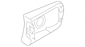 Front left door handle plug Infiniti FX35 FX45 03-08