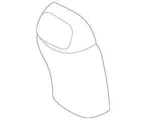 Rear center console trim Hyundai Elantra 21-23 black