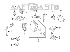 HEADLAMP SWIVEL Lexus LS460 07-08