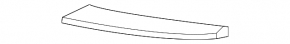 Upper left bumper grille trim Porsche Cayenne 958 11-14 Turbo