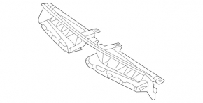 Mercedes W167 GLE 350 450 20-24 radiator grille bracket (no parts)