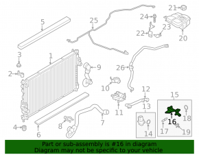 Cooling system flange Ford Fusion mk5 13-14 1.6T