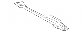 Lincoln Corsair 20-26 metal windshield wiper pan