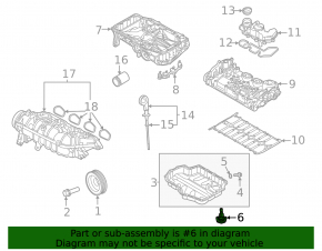 Oil Level Sensor for VW Jetta 22-26 1.5T