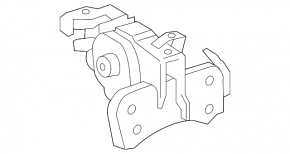Left engine mount for Lexus Hs250h 10-12