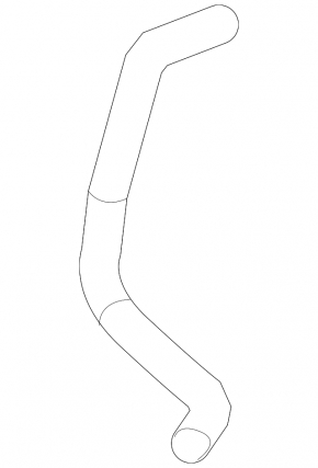 Cooling pipe lower Toyota Camry v40 3.5