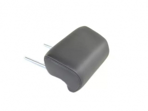 Rear center headrest, 2nd row, Jeep Grand Cherokee WK2 16-22, black leather with red stitching