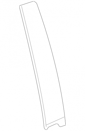 Door trim, side rear left, Chevrolet Volt 16-