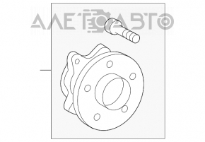 Front left hub for Lexus LS460 07-17