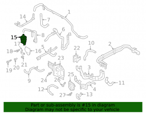 Coolant pump for the Audi E-Tron 19-23