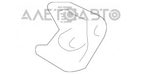 Hood release lever Toyota Prius V 12-17 beige