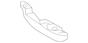Left front mudguard liner for Lexus CT200h 11-17