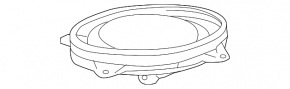 Front panel speaker central Toyota Avalon 13-18