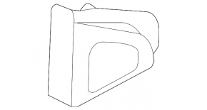 Right inner mirror cover for Hyundai Elantra UD 11-13