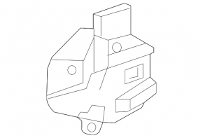 The front right inner door panel of Lexus ES 19-26 is small