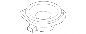 Porsche Cayenne 19-26 Bose front panel central speaker