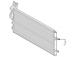 Hyundai Kona 18-21 USA 2.0 air conditioner condenser