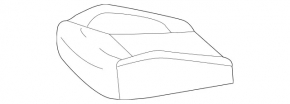 Driver's seat Mercedes GLS-class X166 13-19 with airbag, electric with memory, heating, leather black