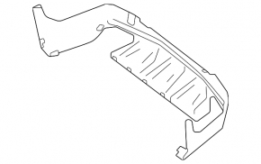 Mercedes GLC 300 20-22 rear bumper lip, AMG pkg