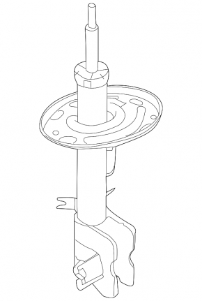 Shock absorber front right Nissan Murano z51 09-14 KYB