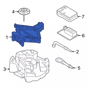 Lincoln MKZ 17-20 jack with key