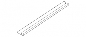 Hood-wing seal right Mazda CX-5 13-16
