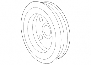 Crankshaft Pulley 2ZR-FXE Toyota Prius 50 16-22