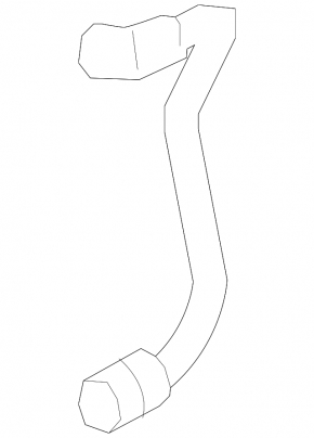 Cooling system hose BMW F30 12-18 N20