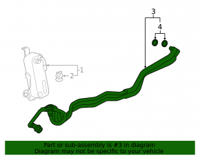 Cooling pipes for automatic transmission BMW F30 12-18 N20 RWD