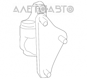 Door hinge lower rear right Mercedes W164 ML